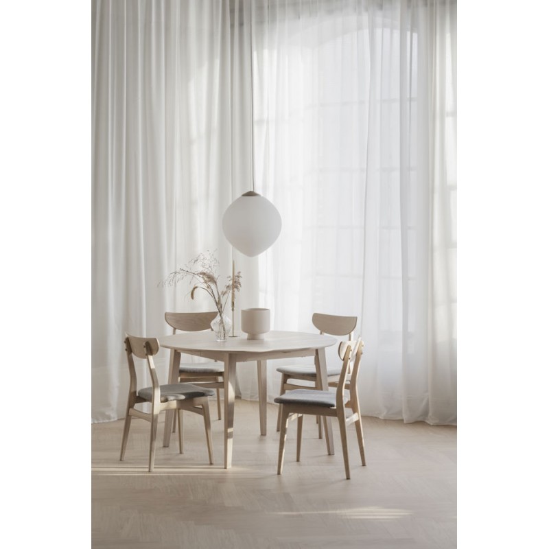 Display Model ROWICO FILIPPA Extendable  DINING TABLE WHITEWASH